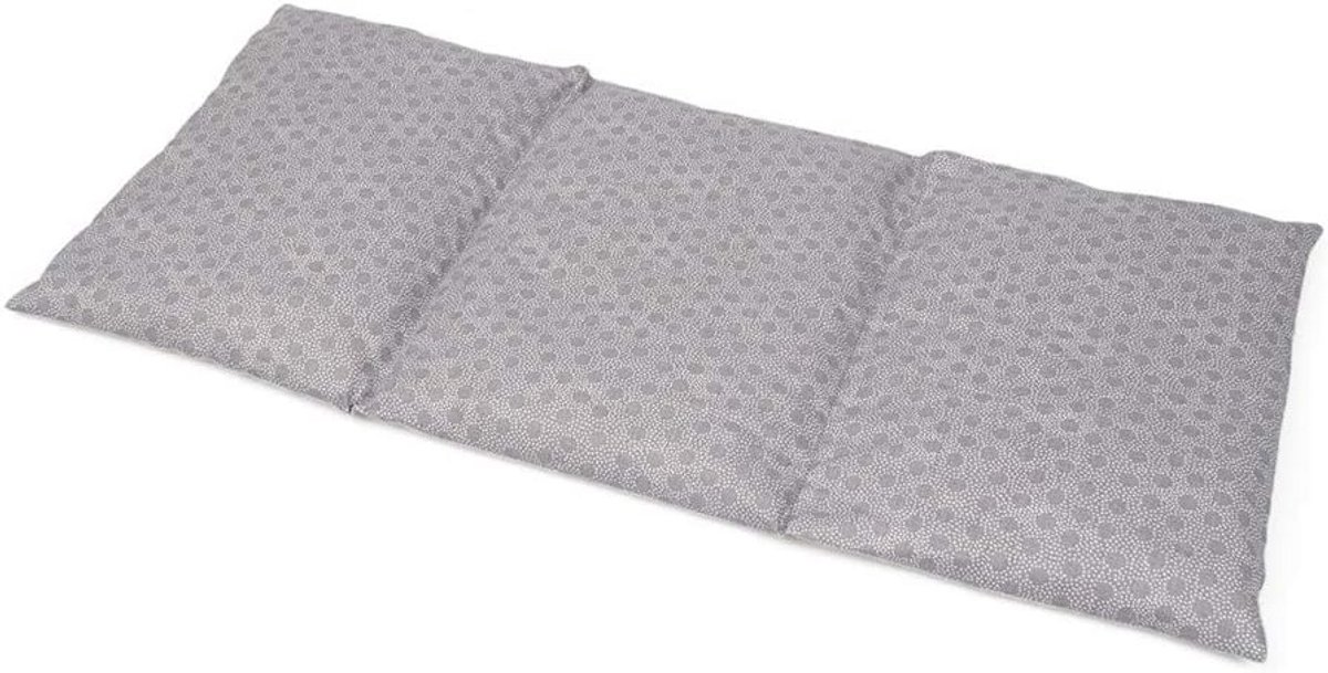 Goedkoopste Kersenpitkussen voor warmte - 43 x 20 cm - grijs - 100 katoen