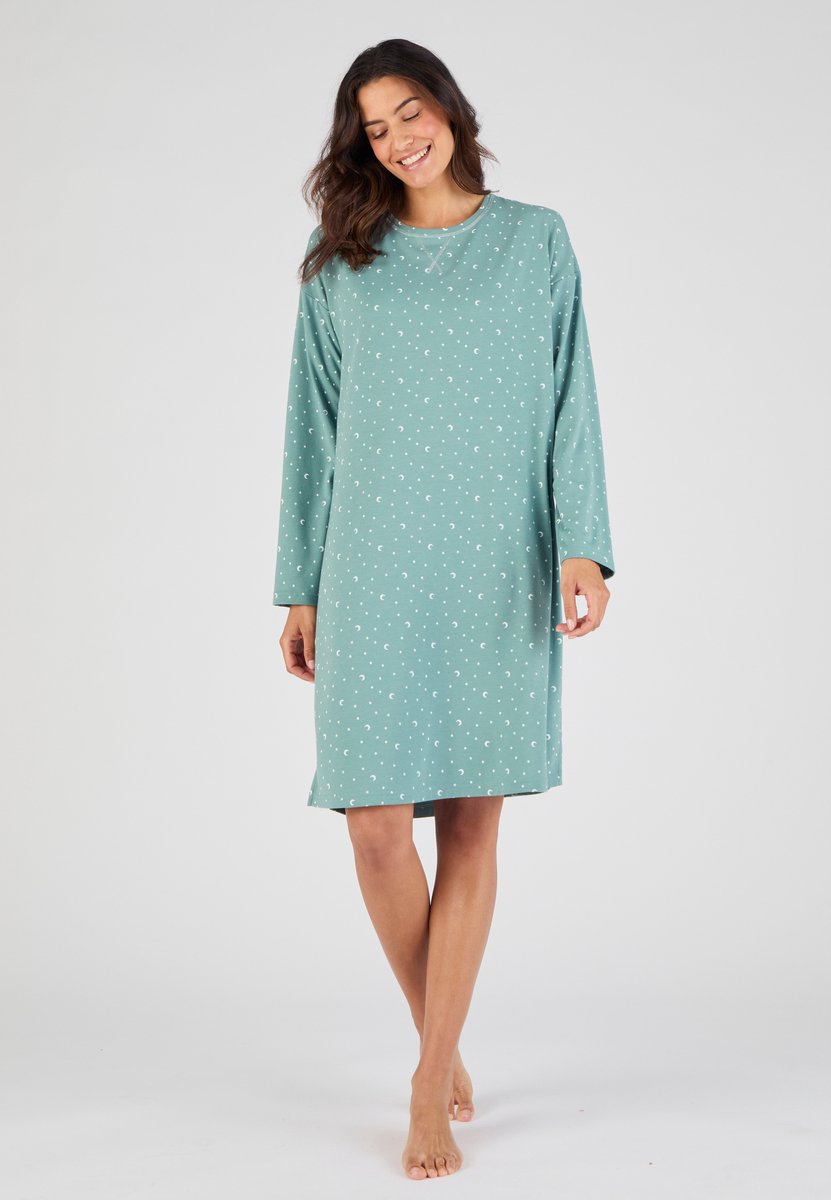 Damart - Nachthemd jersey tricot Thermolactyl - Dames - Groen - 42-44 (M)