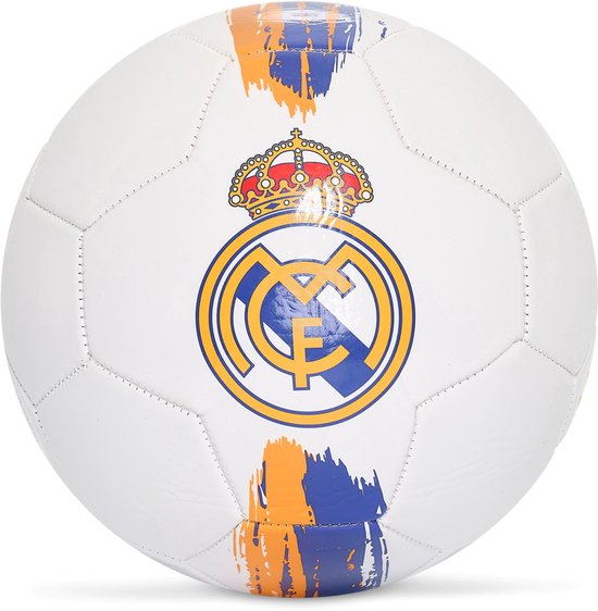 Ballon de football avec grand logo du Real Madrid
