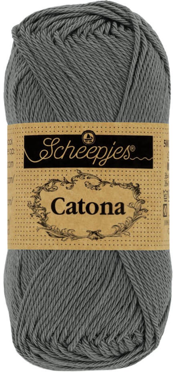 Scheepjes Catona 25gr - 501 Anthracite