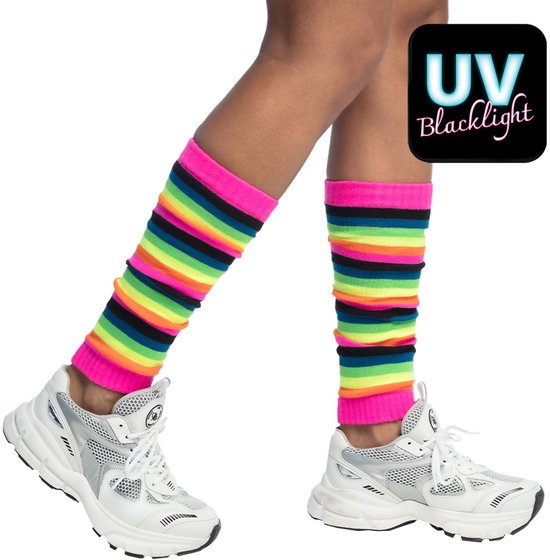 Boland - Beenwarmers Regenboog Multi - Volwassenen - Vrouwen - Clown - Clown - Circus