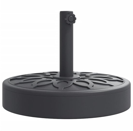 vidaXL Parasolvoet voor stokken van Ø38 / 48 mm 25 kg rond - Parasolvoet - Parasolvoeten - Parasol Voet - Voet Parasol