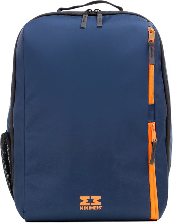 Sac à dos MiniMeis pour porte-enfant - bleu avec accent orange