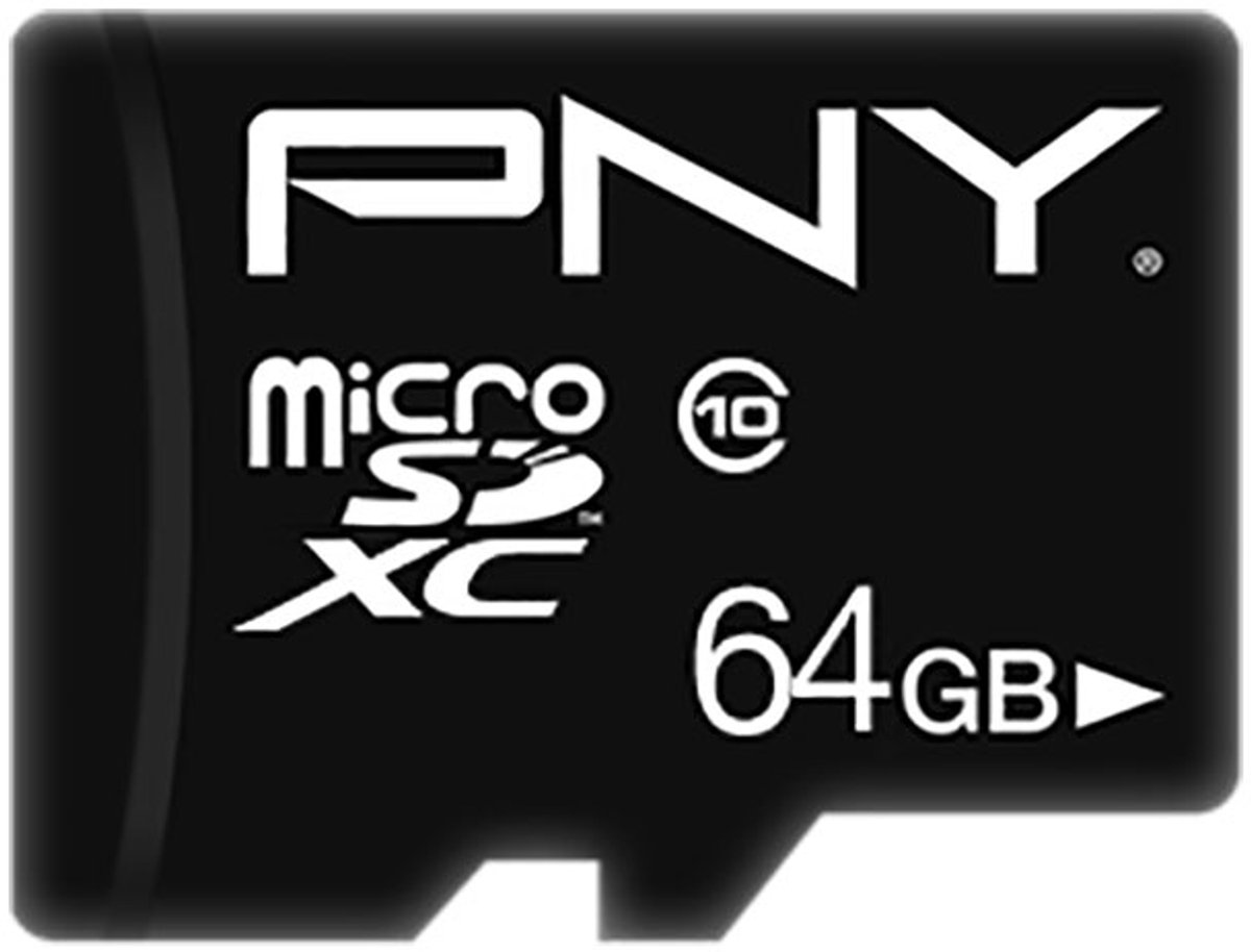 Micro SD Memory Card with Adaptor PNY P-SDU64G10PPL-GE 64 GB