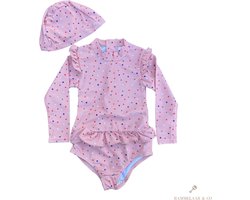 Rammelaar&Co UV - Badpak Pink Dots - Badpak Meisjes