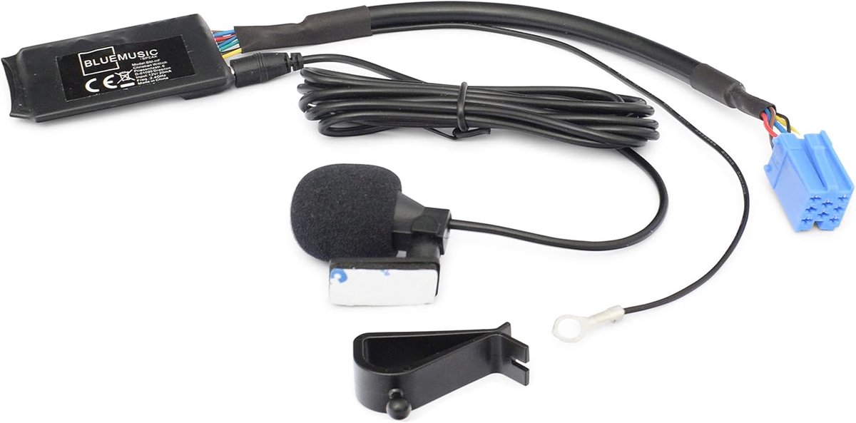 Bluetooth handsfree audio-adapter voor 8-pins Mini-ISO en Audi Chorus, MFD