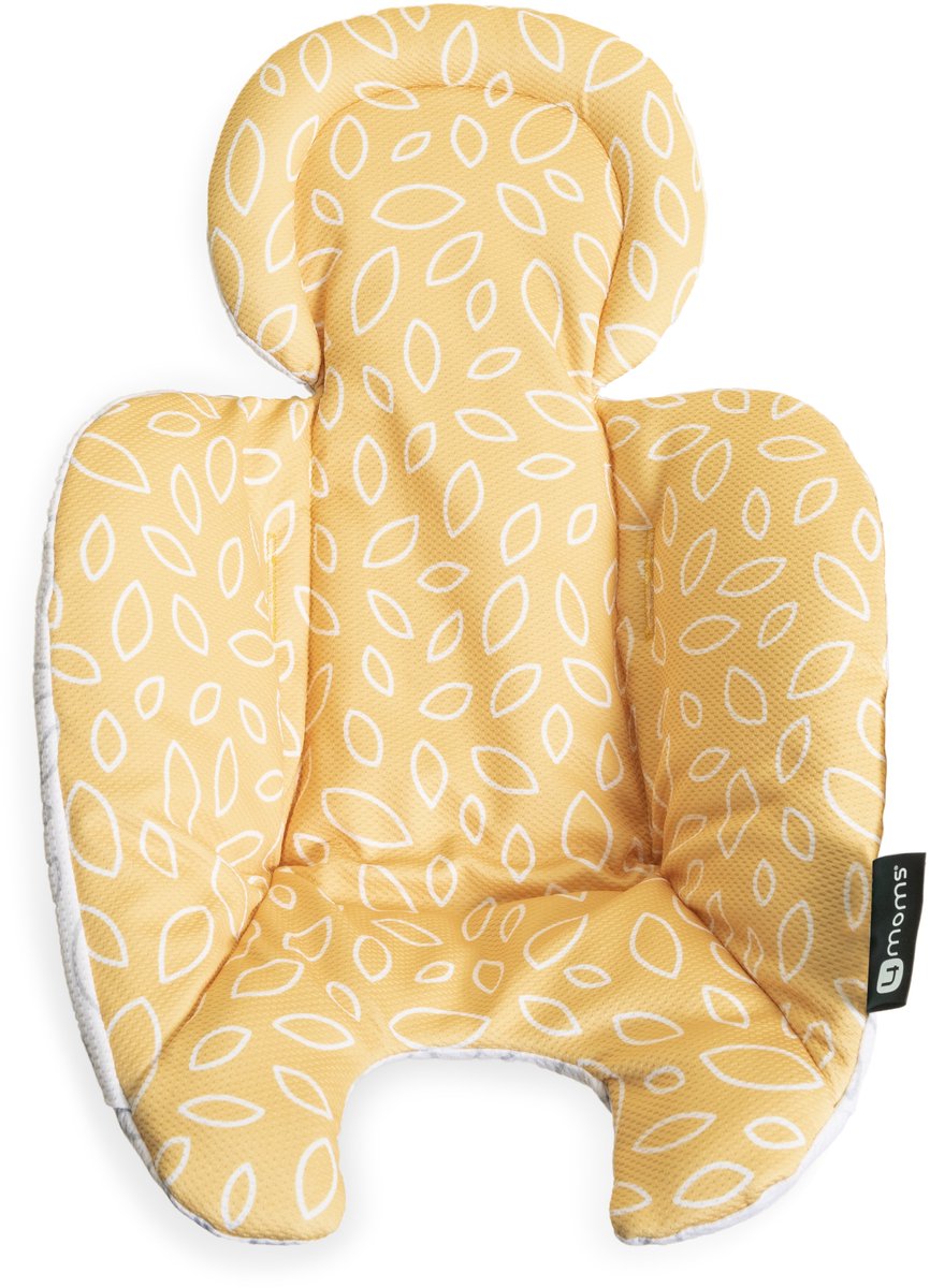 Image of 4Moms Tweezijdige Newborn Comfort Inleg - Mesh MamaRoo - Yellow