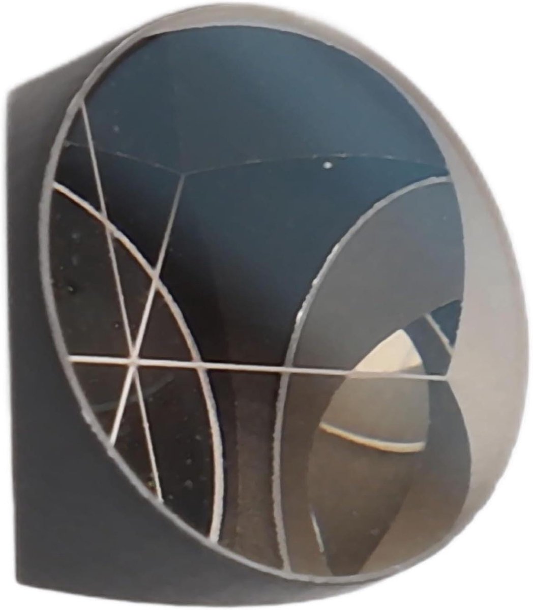 Hoekkubusprisma Optisch Glas φ 178 Mm Miniprismareflector Verzilverd voor Total Station