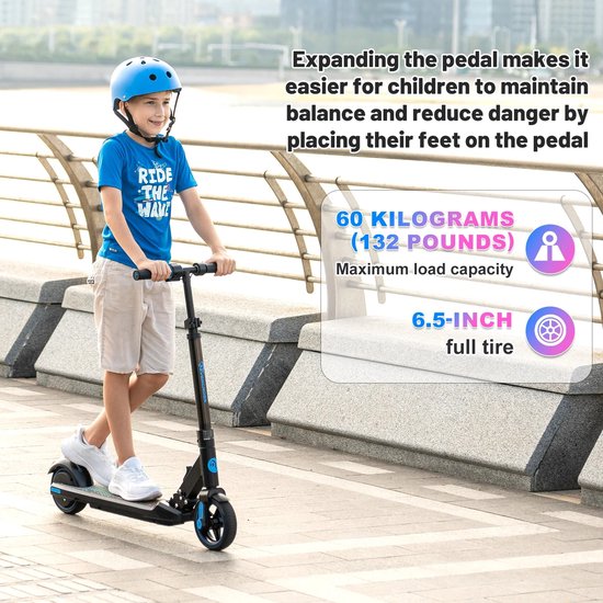 SISIGAD Elektrische step voor kinderen, 6-8-10 jaar, elektrische SISIGAD Elektrische step voor kinderen, 6-8-10 jaar, elektrische