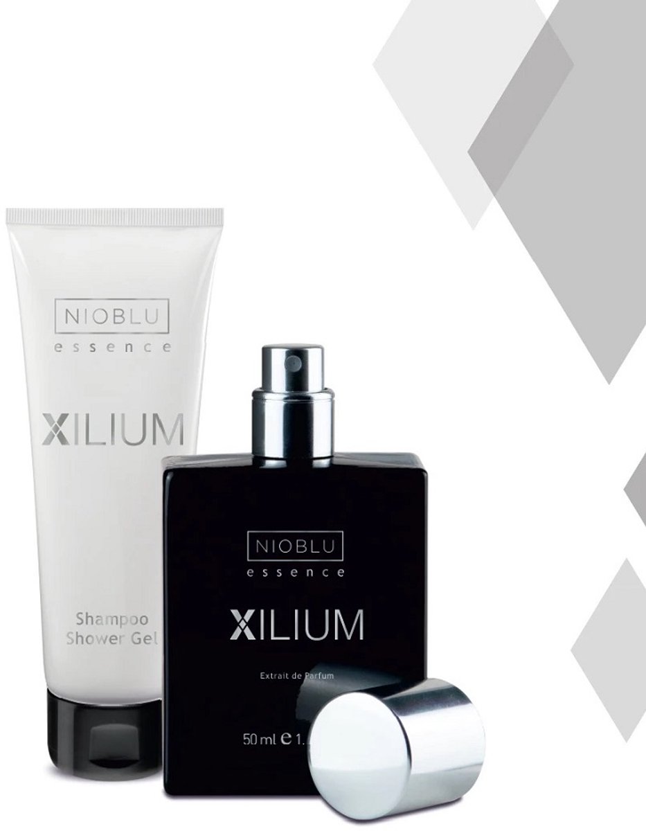 NIOBLU - Xilium - EDP - & - Shampoo & Showergel - Cadeauset