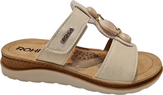 Rohde Slippers Alba Zomerschoen huisschoen tweesluiter slippers met