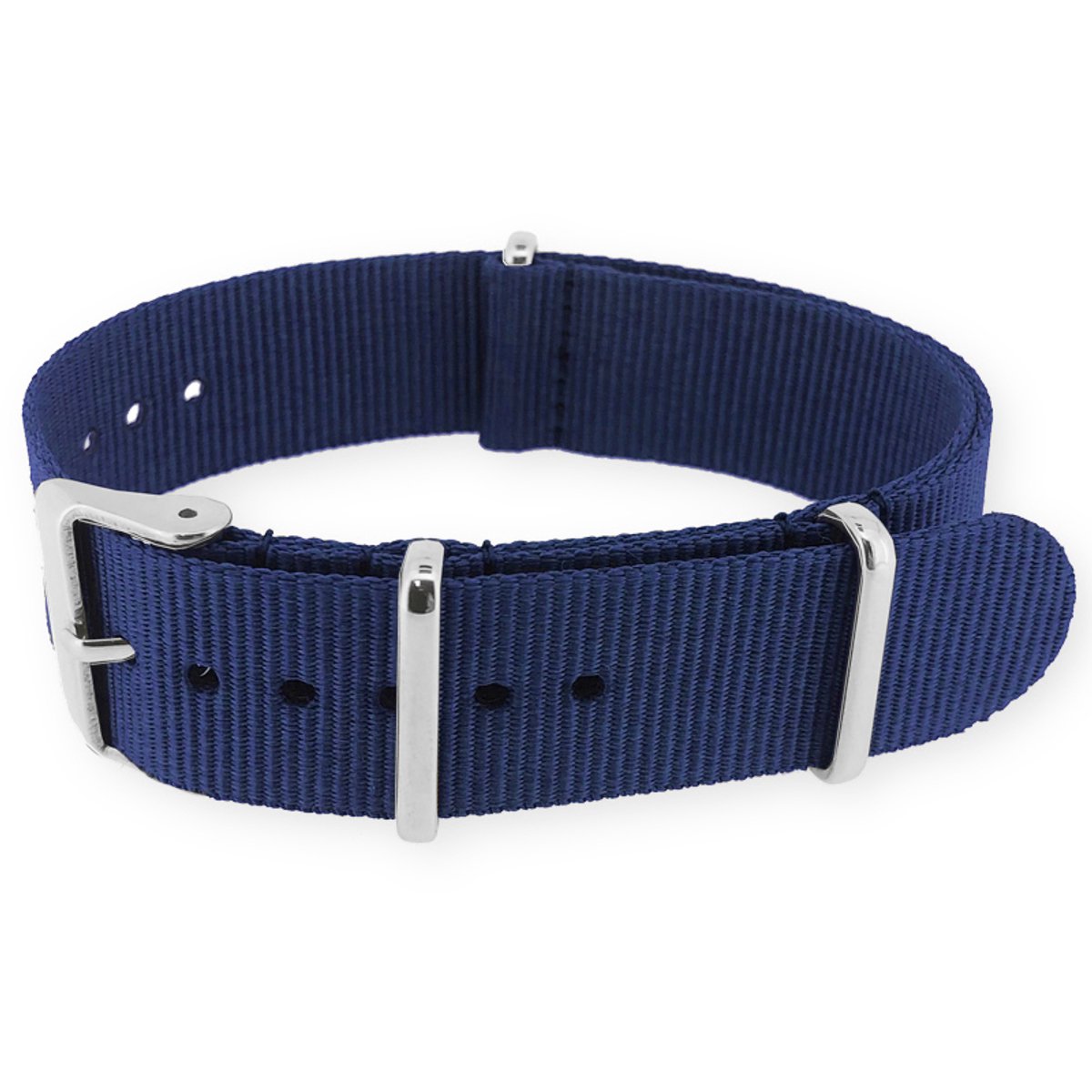 NATO Horlogeband G10 Military Nylon Strap - Original NATOS.com® - Marineblauw 18mm