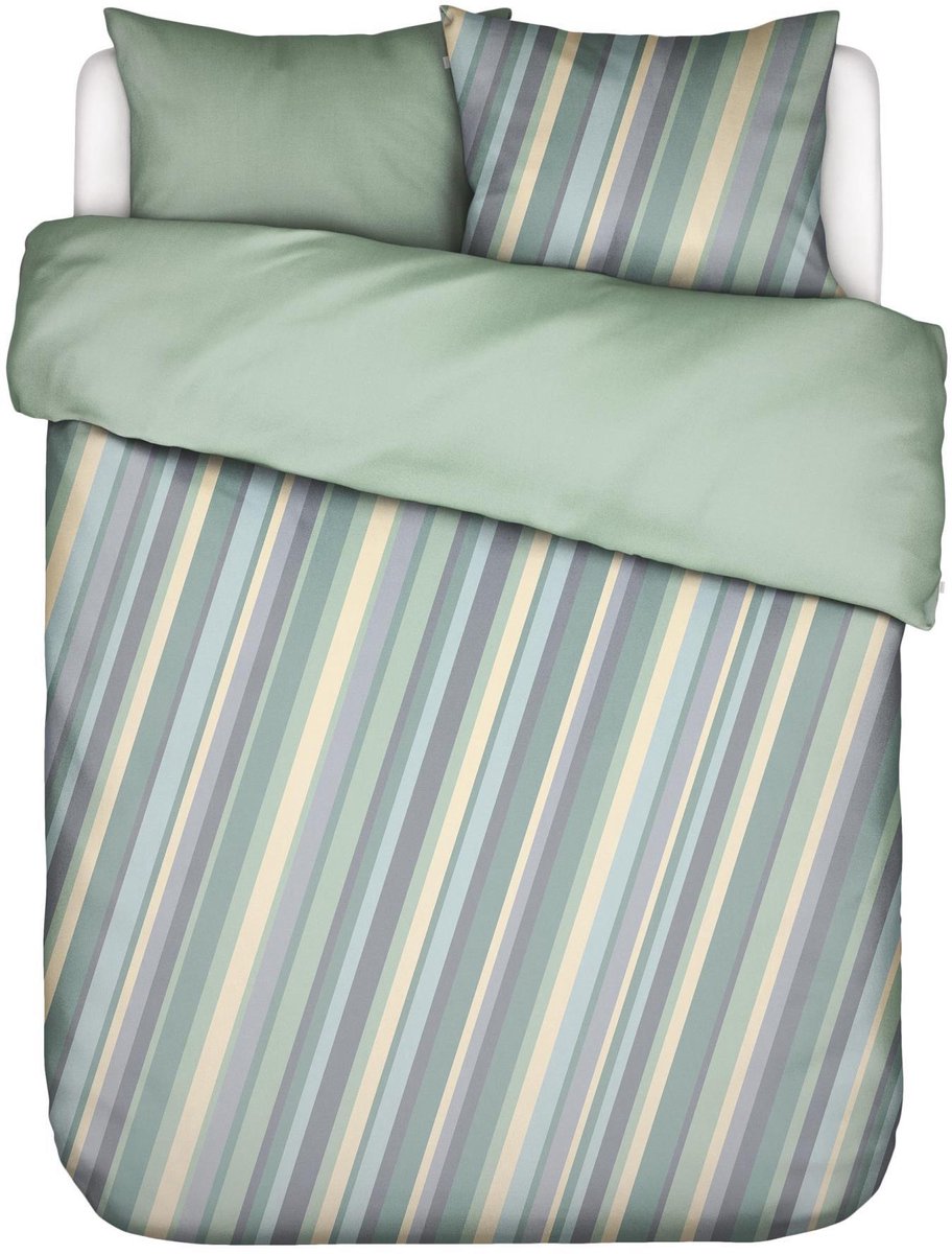 Essenza Suzie Dekbedovertrek Subtle green - Tweepersoons – 200x200/220 cm