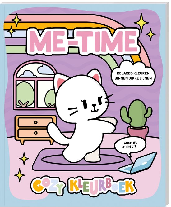 Cozy kleurboek voor volwassenen - Me time - cover
