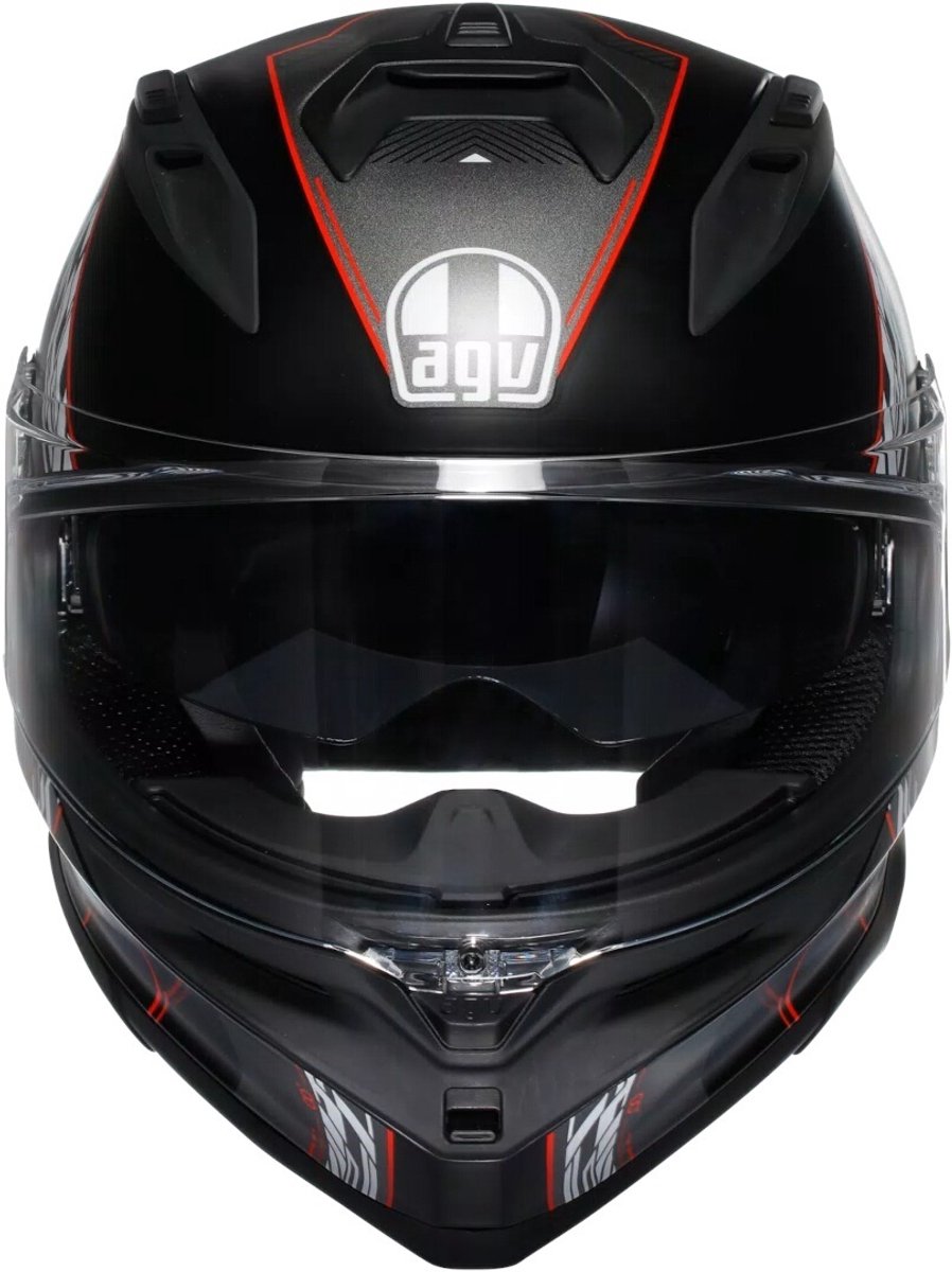 AGV K7 Kyber Zwart Rood Integraalhelm - Helm – foto 7