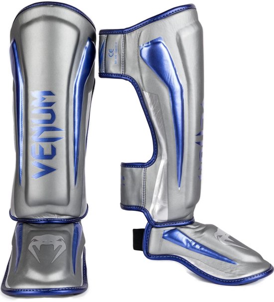 Venum Elite Scheenbeschermers Special Edition Grijs Blauw - L