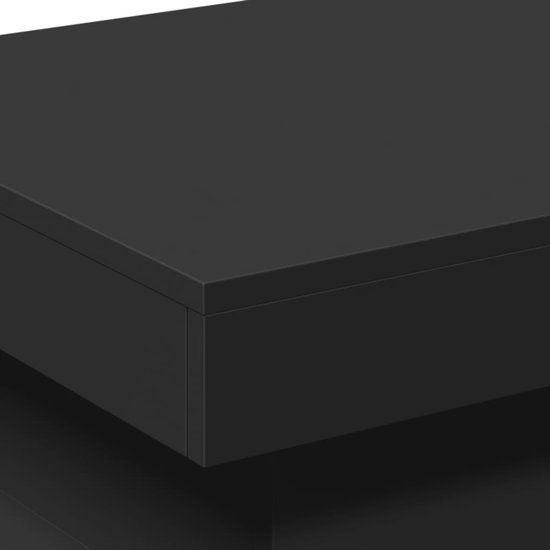 Table basse moderne avec éclairage LED The Living Store - 50 x 50 x 40 cm - LED RGB - Siècle des Lumières