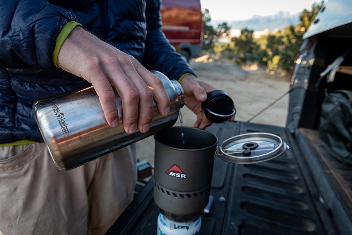 Klean Kanteen Classic Wide Single Wall 1900ml - Loop Cap Brushed Stainless – foto 4