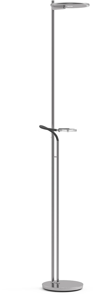 Steinhauer - vloerlamp - Turound - staal - glas metaal - design lamp - LED - 2988ST