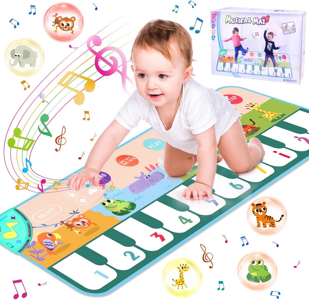 Muziekmat voor Kinderen met Dieren en Melodieën - Ideaal Speelgoed voor Peuters en Kleuters