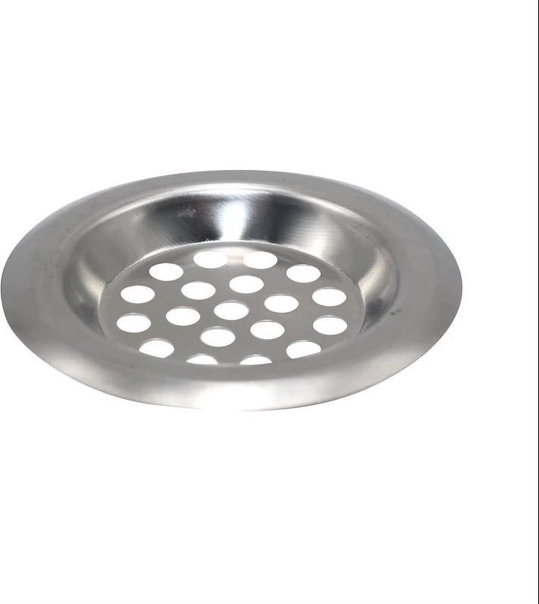 Scoby - Spoelbakzeef - Gootsteenfilter - Keukenzeefje - Sink Strainer - Zilver