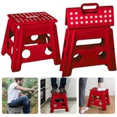 Bol.com Cheqo® Vouwbare Opstapkruk - Opstapje - Trapje - Kruk - Krukje - Keukentrap - Keukentrapje - Opvouwbaar - Anti-Slip - AB... aanbieding