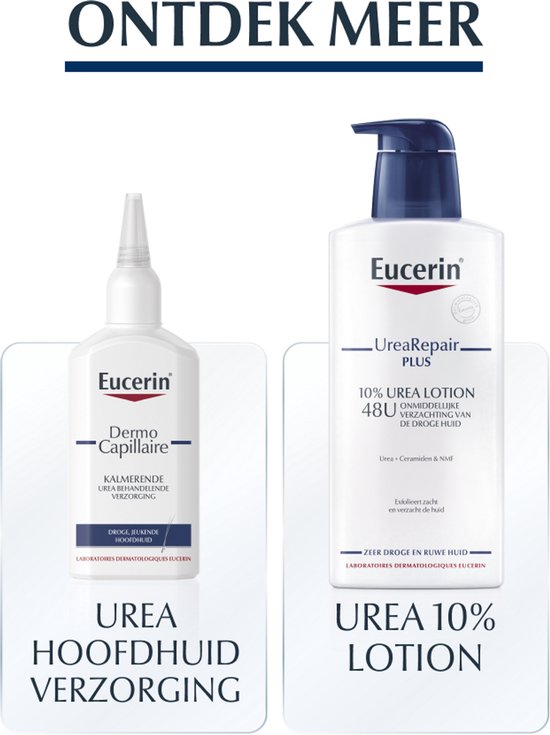 Eucerin DermoCapillaire Kalmerende Milde Shampoo met Urea - Ureum Hoofdhuidbehandeling - Voorkomt Jeukende Hoofdhuid - Parfum Vrij- 250 ml