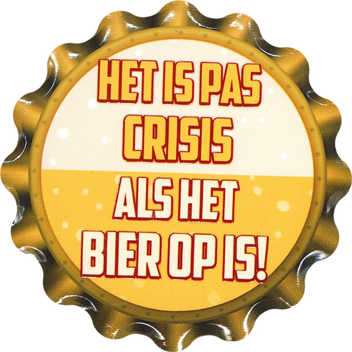 Cap coaster - Crisis