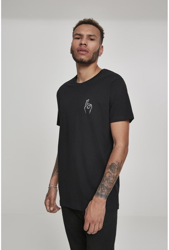 Mister Tee - Easy Sign Heren T-shirt - 5XL - Zwart