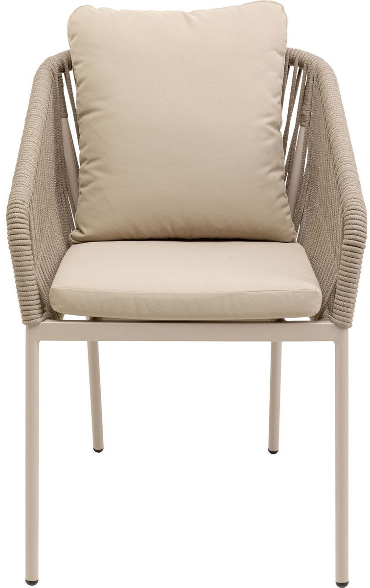 Tuinstoel met armleuningen Cyprus beige Kare Design