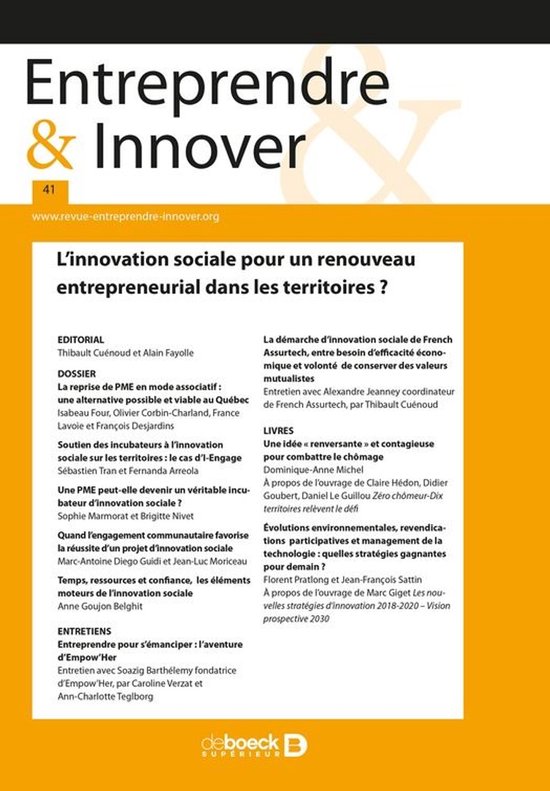 Entreprendre & Innover - cover