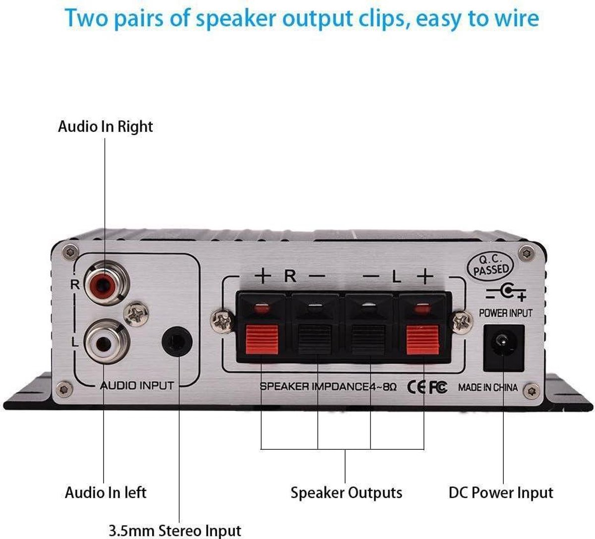 2-kanaals HiFi-versterker Auto & Boot thumbnail 4