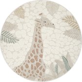 Paco Home Vloerkleed Kinderkamer Outdoor Rond Speelv Modern 3d Effect 120 Cm Rund 767294697