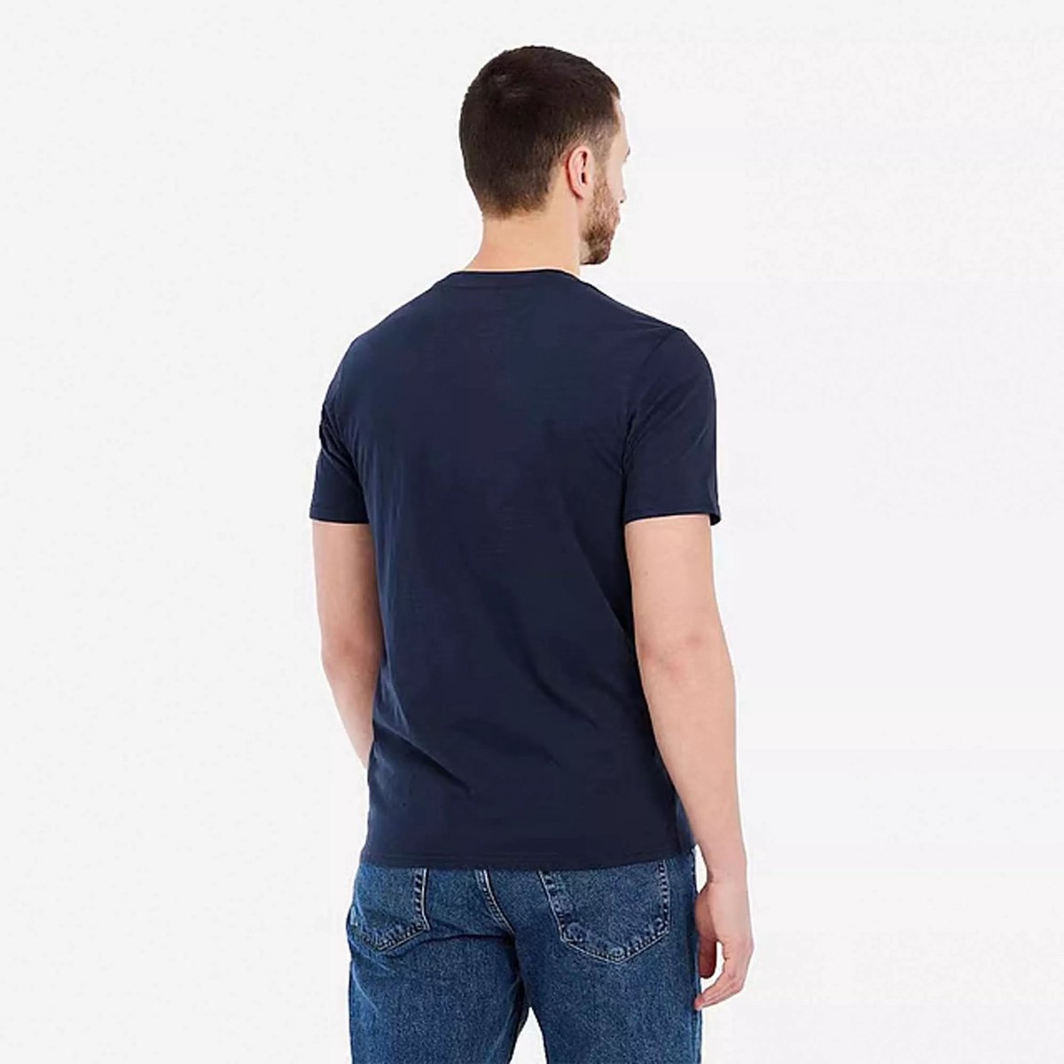 Protest PRTCruz – T shirt Heren – Korte mouwen – Ronde hals Marineblauw