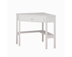 Vicco Hoek kaptafel Velto, Wit, 75 x 76.8 cm zonder spiegel