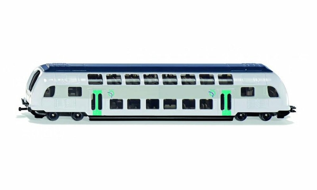 SIKU Super Dubbeldekker trein: metalen modelvoertuig schaal 1:87