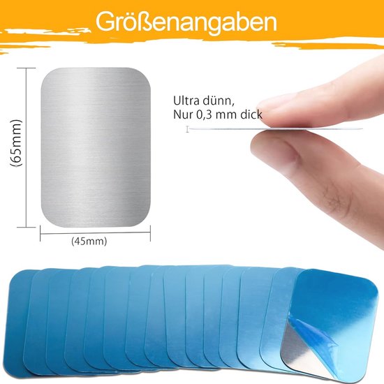 Lot De 100 Disques Métalliques Autocollants - 30 Mm - Compatibles Avec Supports Magnétiques Pour Téléphone Et Voiture - 9