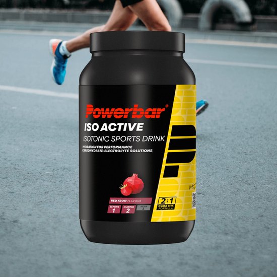 Powerbar sportdrank - IsoActive - Red Fruit - 1320 gram - 20 liter van Merkloos — afbeelding 2