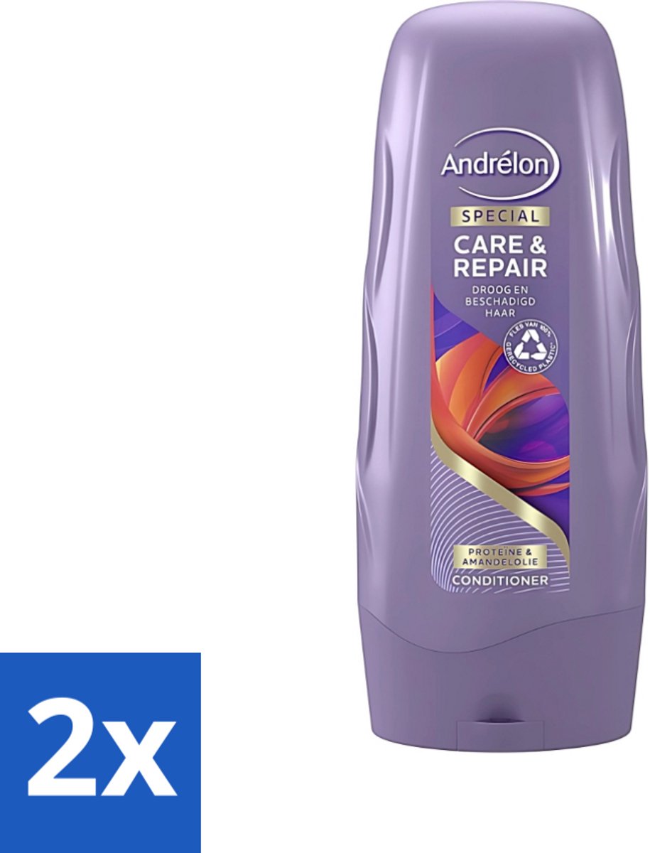 Andrélon - Care & Repair - Conditioner - Herstel & Voeding - 300 ml - Voordeelverpakking - 2 stuks