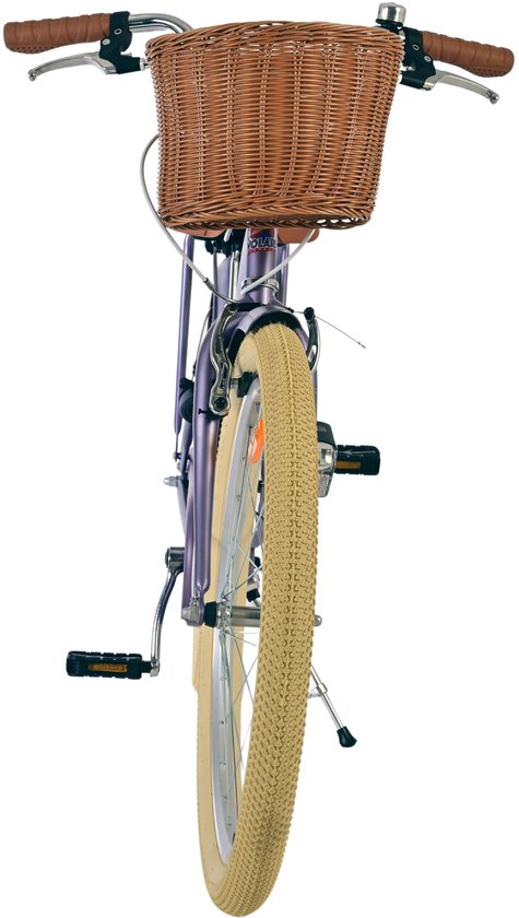 Volare Blossom Kinderfiets - Meisjes - 24 inch - Paars - Twee handremmen