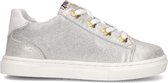 Develab 44708 Sneakers Meisjes - Leren Sneaker - Zilver - Maat 25