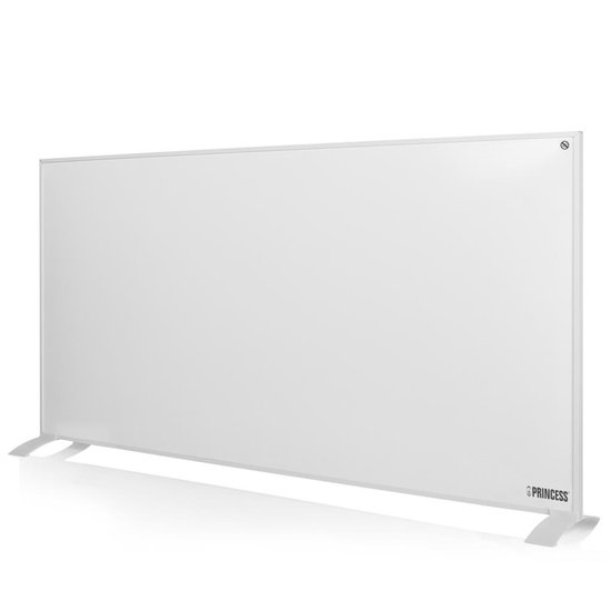 Infrarood paneel – Princess Elektrische kachel 700W - 125x 65 cm - Infrarood kachel - Infrarood Verwarmingspaneel 348070 – Inclusief mobiele app – Smart - WiFi - met App - Vrijstaand/Wandmontage - Energiezuinig - Infrarood paneel verplaatsbaar - Wit