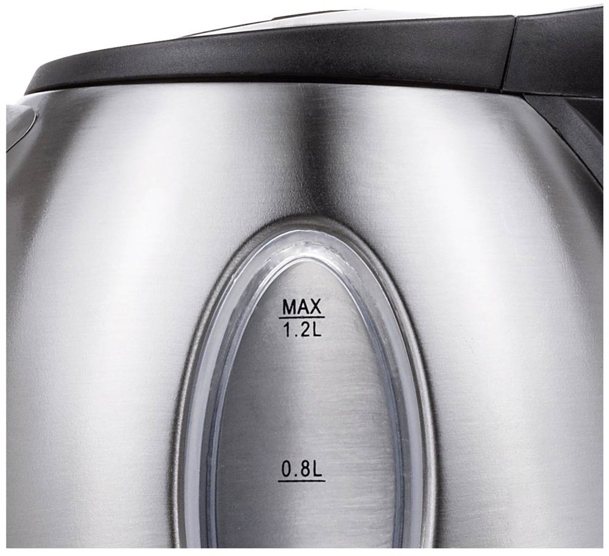 Tristar Waterkoker WK-1323 - 1.2 liter - met Oververhittingsbeveiliging en Droogkookbeveiliging - met Filtersysteem - RVS — afbeelding 6