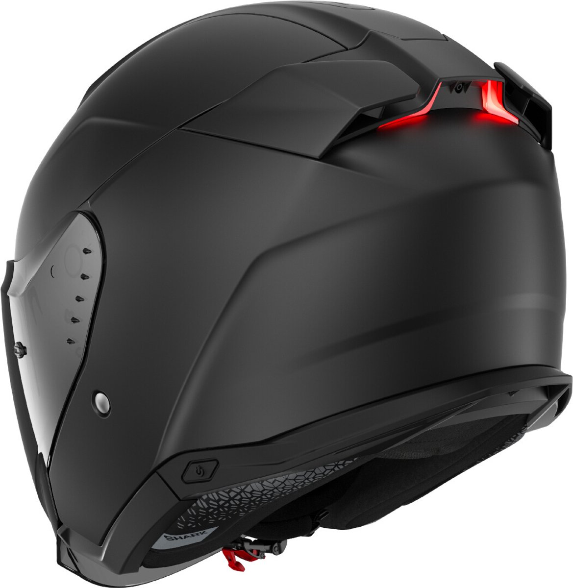 Shark Skwal i3 Jet Dark Shadow Mat Zwart KMA Jethelm - Maat XL - Helm – foto 4