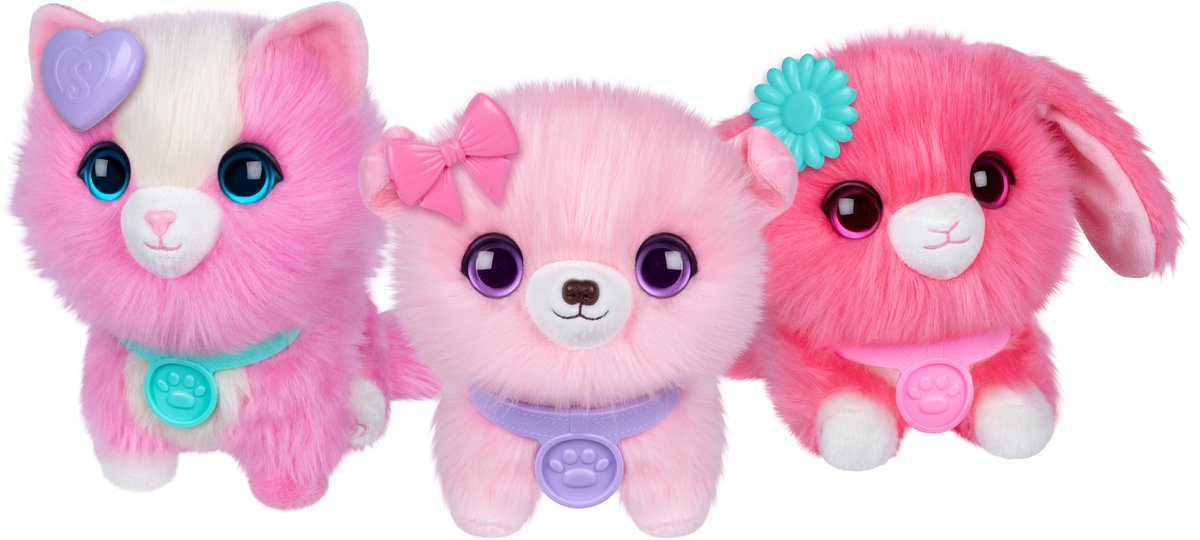 Scruff a Luvs - Roze Mystery Knuffel in Draagmand - Puppy, Kitten of Konijntje — afbeelding 14