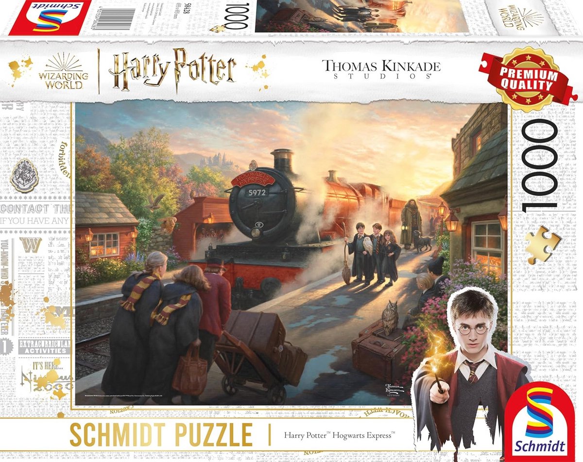Hogwarts Express Puzzel van 1000 Stukjes - Kleurrijke Afbeelding van Wizarding World