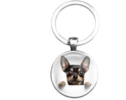 Sleutelhanger Glas | Chihuahua