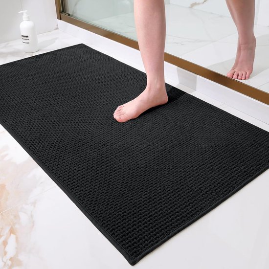 Douche antislip badmat, wasbare hoekdouchemat, gebogen
