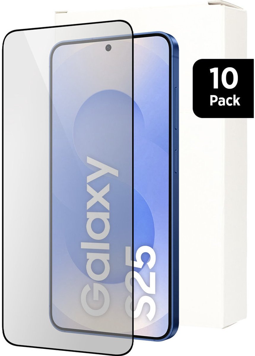 Mobiparts Screenprotector geschikt voor Samsung Galaxy S25 - Gehard Glas - Anti-bacterieel -