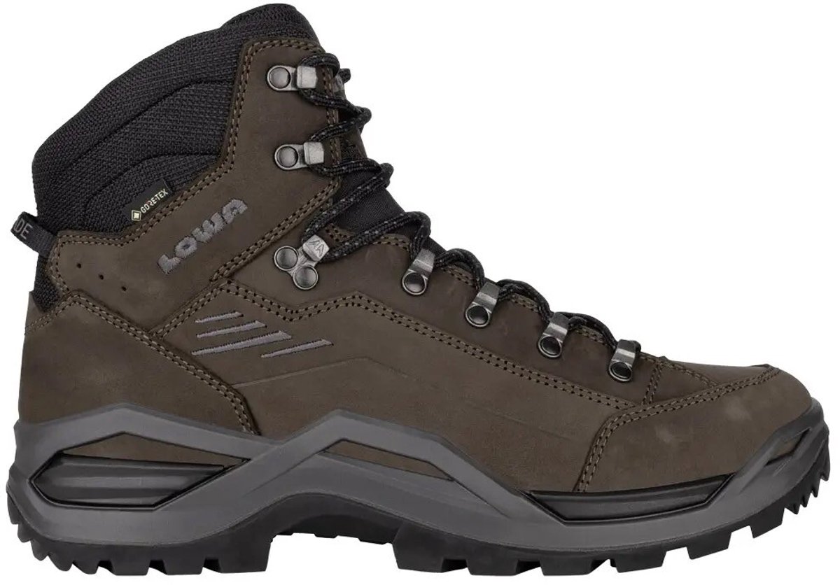 Lowa Renegade Evo Gore-Tex Mid Wandelschoen Dark brown/ black-49.5